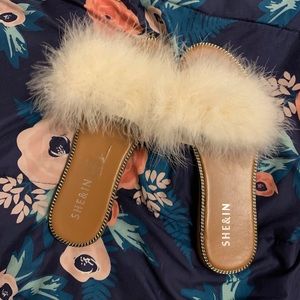 Fur Sandals